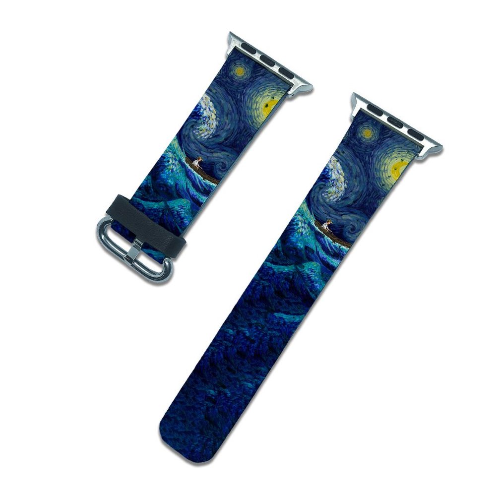 Japanese Kanagawa apple watch band series 7 6 5 SE 45 41 42 44 38 40 mm straps